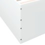 Estructura de cama madera de ingeniería blanca 75x190 cm de vidaXL, Camas y somieres - Ref: Foro24-3280979, Precio: 104,69 €,...
