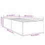 Estructura de cama madera de ingeniería blanca 75x190 cm de vidaXL, Camas y somieres - Ref: Foro24-3280979, Precio: 104,69 €,...
