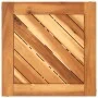 Mesa de centro base de alambre madera acacia negro 38x38x38 cm de vidaXL, Mesas de jardín - Ref: Foro24-365636, Precio: 74,46...
