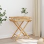 Mesa bandeja plegable bambú 60x40x68 cm de vidaXL, Bandejas - Ref: Foro24-366455, Precio: 59,73 €, Descuento: %