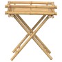 Mesa bandeja plegable bambú 60x40x68 cm de vidaXL, Bandejas - Ref: Foro24-366455, Precio: 59,73 €, Descuento: %