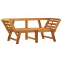 Banco de jardín con cojines 2 en 1 madera maciza de acacia de vidaXL, Bancos de jardín - Ref: Foro24-367580, Precio: 328,60 €...