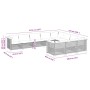 Set de sofás de jardín 10 pzas cojines ratán sintético negro de vidaXL, Conjuntos de jardín - Ref: Foro24-3262034, Precio: 72...