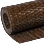 Toldo para balcón ratán sintético marrón y negro 400x80 cm de vidaXL, Paneles de vallas - Ref: Foro24-156253, Precio: 41,35 €...