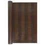 Toldo para balcón ratán sintético marrón y negro 500x100 cm de vidaXL, Paneles de vallas - Ref: Foro24-156258, Precio: 62,01 ...