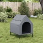 Casa para perros tela Oxford y acero gris antracita de vidaXL, Casetas para perros - Ref: Foro24-172590, Precio: 63,78 €, Des...