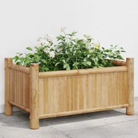 Jardinera de bambú 50x30x25 cm de vidaXL, Maceteros y jardineras - Ref: Foro24-366460, Precio: 40,40 €, Descuento: %