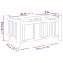 Jardinera de bambú 50x30x25 cm de vidaXL, Maceteros y jardineras - Ref: Foro24-366460, Precio: 41,45 €, Descuento: %