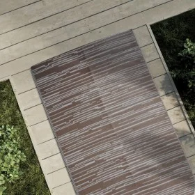 Alfombra de exterior PP marrón 80x250 cm de vidaXL, Protectores para exterior - Ref: Foro24-317024, Precio: 29,58 €, Descuent...