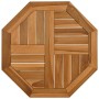 Tablero de mesa octogonal de madera maciza de teca 50x50x2,5 cm de vidaXL, Tableros para mesas - Ref: Foro24-366663, Precio: ...
