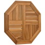 Tablero de mesa octogonal de madera maciza de teca 50x50x2,5 cm de vidaXL, Tableros para mesas - Ref: Foro24-366663, Precio: ...