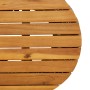 Mesa de jardín forma de tambor ratán sintético y madera beige de vidaXL, Mesas de jardín - Ref: Foro24-368298, Precio: 70,76 ...