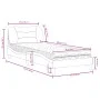 Cama con colchón tela gris claro 90x200 cm de vidaXL, Camas y somieres - Ref: Foro24-3208506, Precio: 281,13 €, Descuento: %