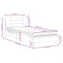 Cama con colchón tela gris claro 90x200 cm de vidaXL, Camas y somieres - Ref: Foro24-3208506, Precio: 275,88 €, Descuento: %
