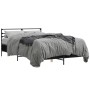 Estructura de cama madera de ingeniería y metal negro 140x200cm de vidaXL, Camas y somieres - Ref: Foro24-3280042, Precio: 14...