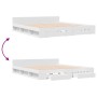 Estructura cama con cajones madera ingeniería blanca 180x200 cm de vidaXL, Camas y somieres - Ref: Foro24-3280727, Precio: 17...
