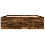 Estructura de cama madera de ingeniería roble ahumado 160x200cm de vidaXL, Camas y somieres - Ref: Foro24-3280913, Precio: 15...
