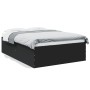 Estructura de cama madera de ingeniería negra 135x190 cm de vidaXL, Camas y somieres - Ref: Foro24-3280945, Precio: 144,44 €,...