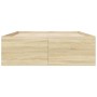 Estructura de cama madera de ingeniería roble Sonoma 120x190 cm de vidaXL, Camas y somieres - Ref: Foro24-3280953, Precio: 13...