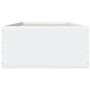 Estructura de cama madera de ingeniería blanca 100x200 cm de vidaXL, Camas y somieres - Ref: Foro24-3280958, Precio: 105,95 €...