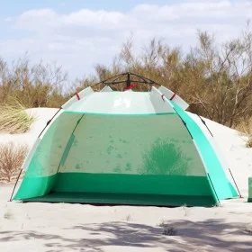 Tienda de playa 2 personas impermeable apertura rápida verde de vidaXL, Tiendas de campaña - Ref: Foro24-4005294, Precio: 64,...