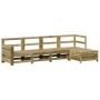 Juego de sofás de jardín 5 piezas madera de pino impregnada de vidaXL, Conjuntos de jardín - Ref: Foro24-3250831, Precio: 343...