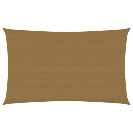 Toldo de vela HDPE taupe 160 g/m² 3x6 m de vidaXL, Sombrillas - Ref: Foro24-311405, Precio: 43,68 €, Descuento: %