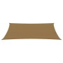 Toldo de vela HDPE taupe 160 g/m² 3x6 m de vidaXL, Sombrillas - Ref: Foro24-311405, Precio: 43,68 €, Descuento: %