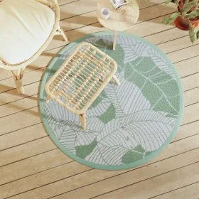 Alfombra de exterior PP verde Ø120 cm de vidaXL, Protectores para exterior - Ref: Foro24-368588, Precio: 22,57 €, Descuento: %