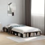 Estructura de cama madera de ingeniería negra 90x200 cm de vidaXL, Camas y somieres - Ref: Foro24-3280518, Precio: 125,88 €, ...
