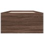 Estructura de cama madera de ingeniería roble marrón 75x190 cm de vidaXL, Camas y somieres - Ref: Foro24-3280985, Precio: 103...