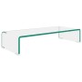 Soporte para TV/Elevador monitor cristal claro 60x25x11 cm en Muebles TV | Comprar online en Foru.es