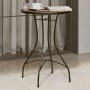 Mesa de bistró de mosaico cerámica terracota y blanco Ø50x70 cm de vidaXL, Mesas de jardín - Ref: Foro24-4003401, Precio: 77,...