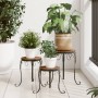 Soportes para plantas 3 uds cerámica terracota de vidaXL, Soportes para macetas - Ref: Foro24-4003393, Precio: 72,06 €, Descu...