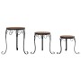 Soportes para plantas 3 uds cerámica terracota de vidaXL, Soportes para macetas - Ref: Foro24-4003393, Precio: 72,06 €, Descu...