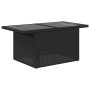 Set de sofás de jardín 10 pzas cojines ratán sintético negro de vidaXL, Conjuntos de jardín - Ref: Foro24-3268106, Precio: 60...