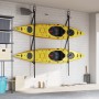 Correas de almacenamiento de kayak dobles y clips de remo 50 kg de vidaXL, Deportes acuáticos y navegación deportiva - Ref: F...