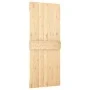 Schiebetür mit Beschlägen aus massivem Kiefernholz 80x210 cm von vidaXL, Türen - Ref: Foro24-3203159, Preis: 219,12 €, Rabatt: %