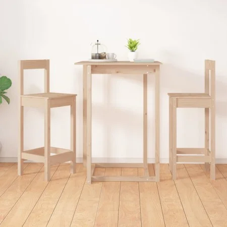 Hohe Hocker 2 Stück aus massivem Kiefernholz 40x41,5x112 cm von vidaXL, Essstühle - Ref: Foro24-822142, Preis: 84,89 €, Rabat...