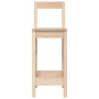 Taburetes altos 2 uds madera maciza de pino 40x41,5x112 cm de vidaXL, Sillas de comedor - Ref: Foro24-822142, Precio: 85,96 €...