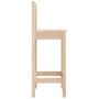 Taburetes altos 2 uds madera maciza de pino 40x41,5x112 cm de vidaXL, Sillas de comedor - Ref: Foro24-822142, Precio: 85,96 €...