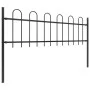 Gartenzaun mit schwarzen Stahlringspitzen 11,9 x 0,6 m von vidaXL, Zaunpaneele - Ref: Foro24-277644, Preis: 299,63 €, Rabatt: %