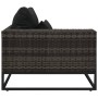 Set de sofás de jardín con cojines 5 pzas ratán sintético gris de vidaXL, Sofás de exterior - Ref: Foro24-49531, Precio: 853,...