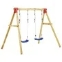 Columpio de madera de pino 230x130x166 cm de vidaXL, Columpios y estructuras de juegos - Ref: Foro24-279062, Precio: 159,62 €...