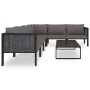 Mueblesde jardín 7 pzas y cojines ratán sintético antracita de vidaXL, Conjuntos de jardín - Ref: Foro24-49401, Precio: 697,8...