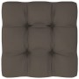 Otomana de jardín de palets madera pino impregnada marrón miel de vidaXL, Sofás modulares de exterior - Ref: Foro24-3066453, ...