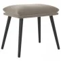Relaxation armchair with light gray velvet stool by vidaXL, Armchairs - Ref: Foro24-3097619, Price: 109,47 €, Discount: %