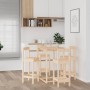 Set de bar 5 piezas madera maciza de pino de vidaXL, muebles para cocinas y comedores - Ref: Foro24-3124742, Precio: 235,72 €...