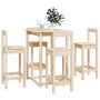 Set de bar 5 piezas madera maciza de pino de vidaXL, muebles para cocinas y comedores - Ref: Foro24-3124742, Precio: 235,72 €...