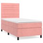 Cama box spring con colchón terciopelo rosa 80x200 cm de vidaXL, Camas y somieres - Ref: Foro24-3143054, Precio: 312,31 €, De...
